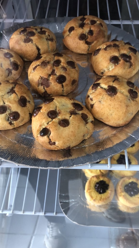 Cookies com gotas de chocolate